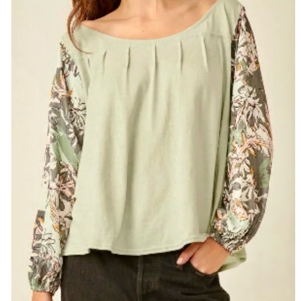 EUC Free People Picking Petals Top